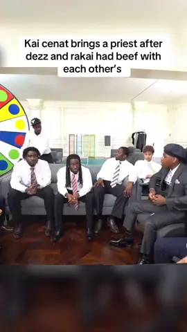 Kai cenat brings a priest after dezz and rakai had beef with each other’s  #kaicenat #rakai #mafiathon3 #fyp #viral 