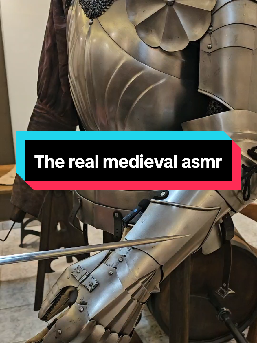 The real medieval asmr part 13 gotic german version  #armour #asmrvideo #asmrsounds #medievaltiktok #medieval 