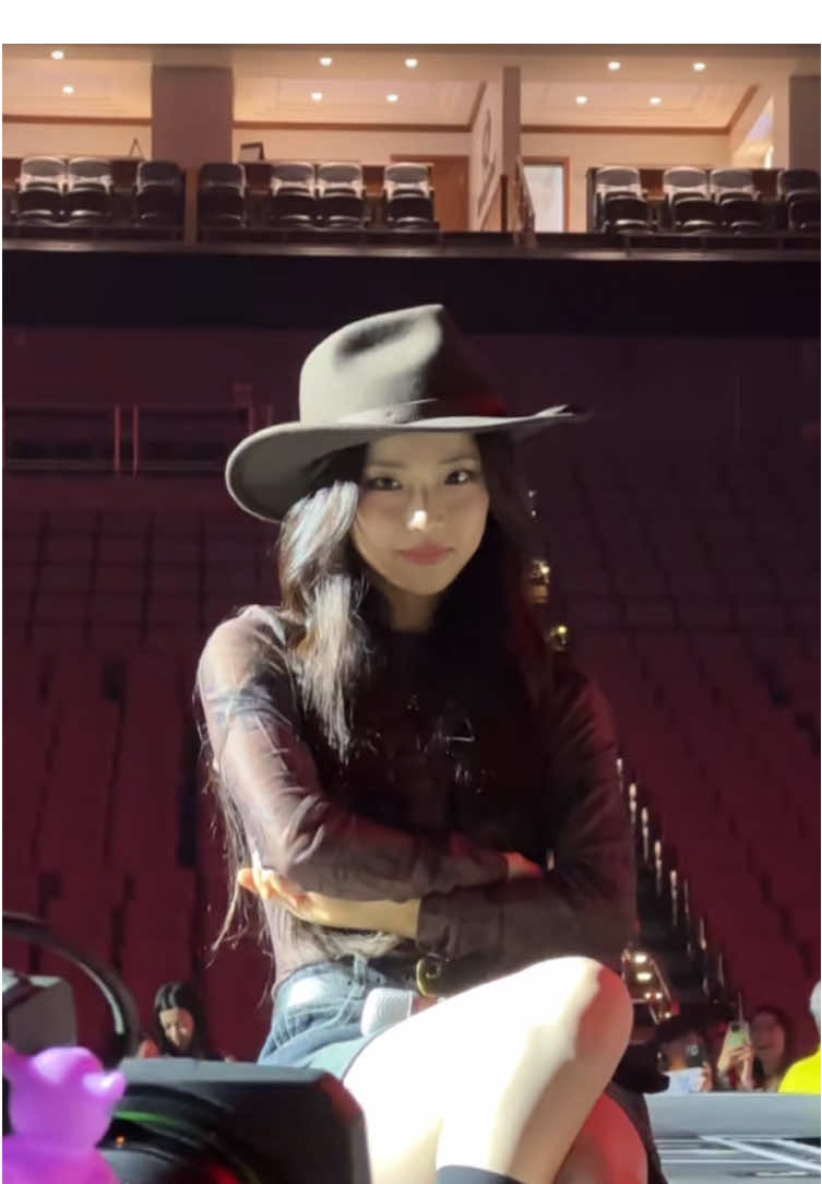 ruka cowboy so pretty!! #ruka #kawairuka #babymonster #fyp hellomonster in fort worth 