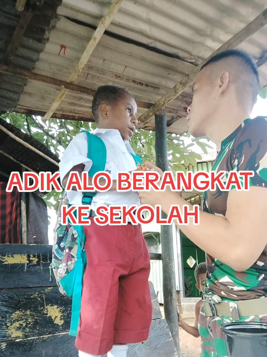 Adik alo persiapan Berangkat ke sekolah.. #adikalo