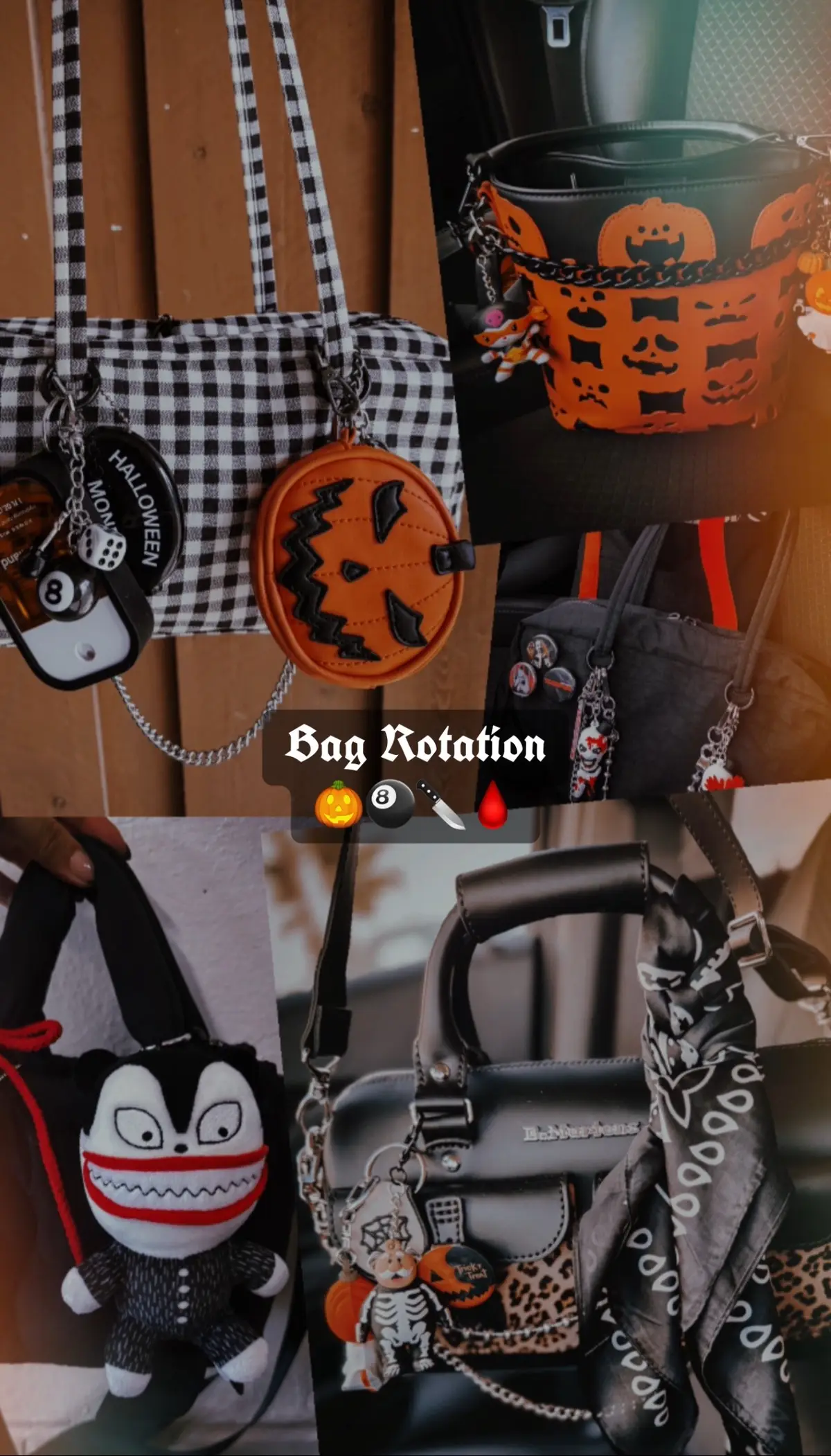 Bags featured: @Loungefly Jack-o'-Lantern Glow Crossbody Bag @BAGGU Nylon Bowler Bag - Black & Gingham @Thirty Years Mini Drift Tote - Black @Dr. Martens Top Handle Bag - Leopard Print Hair On Charms & accessories - @Monogram International @LEGO @Michaels Stores @touchland @Spirit Halloween @Five Below @Hallmark @3Potato4 @Etsy @Dr.Simi @drsimiusa  Everything 🔗 on ShopMy | LTK #bag #bagcharm #halloween #baginspo #alt 
