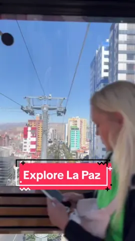 Explore La Paz, by foot or by air🧡🚡 #travellapaz #explorebolivia #andeanstories  #backpackingsouthamerica 