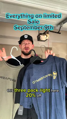 This will start September 9th at 5pm MST so save this video, everyone of these will be in my showcase #gymbagessentials #gymreapers #gymessentials #gymgear #kneesleeves @Gymreapers 