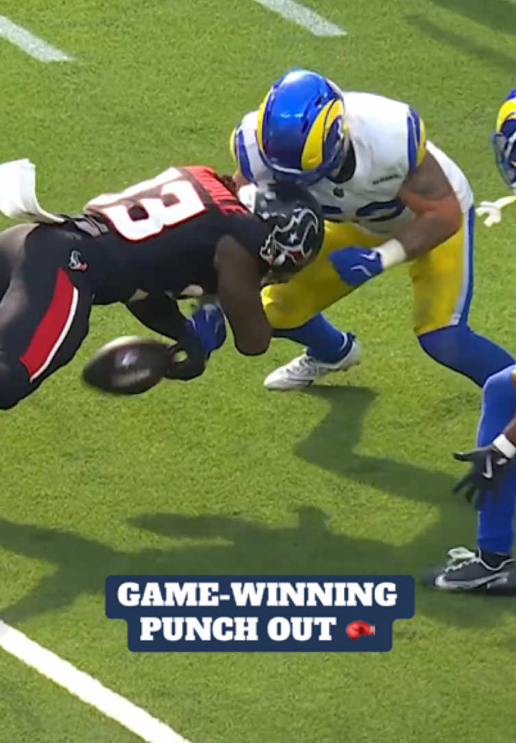 forced fumble for #natelandman 😤 #losangelesrams #nfl 