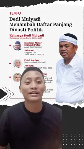 Lagi-lagi tempo mengkritik keras KDM dengan Menyebut menambah daftar panjang politik dinasti. why?  #kdmistimewa #tempokdm #fypage 