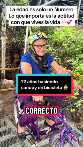 La edad es lo un número, vívela al 100 canopy en bicicleta #zipline #nicaragua🇳🇮❤️ #enjoylife #fypシ #disfruta 