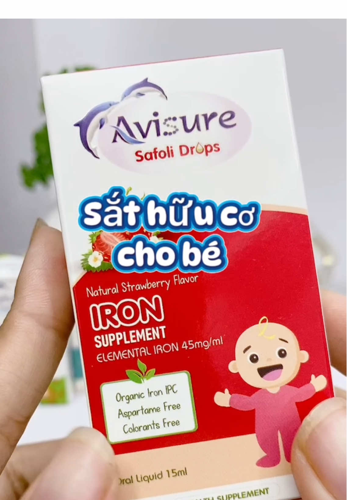 Sắt hữu cơ cho bé #avisure #avisuresafoli #sathuuco #sathuucochobe #mebimsua 