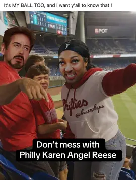 Philly Karen Angel Reese is a force not to be reckoned with #meme #angelreese #philly #MLB #fyp