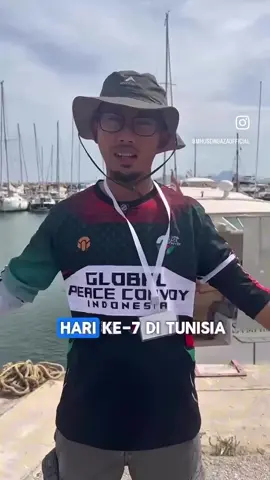 #fypシ゚ aktivis convoy dari Indonesia sudah berada di Tunisia dan berkumpul dengan 44 negara lain nya yg akan menuju blokade to Gaza doa kan ya teman-teman agar kapal convoy global SUMUD flotilla bisa menembus blokade ke Gaza #fypシ゚ #4u #alleyesonglobalsumudflotilla #creatorsearchinsights 