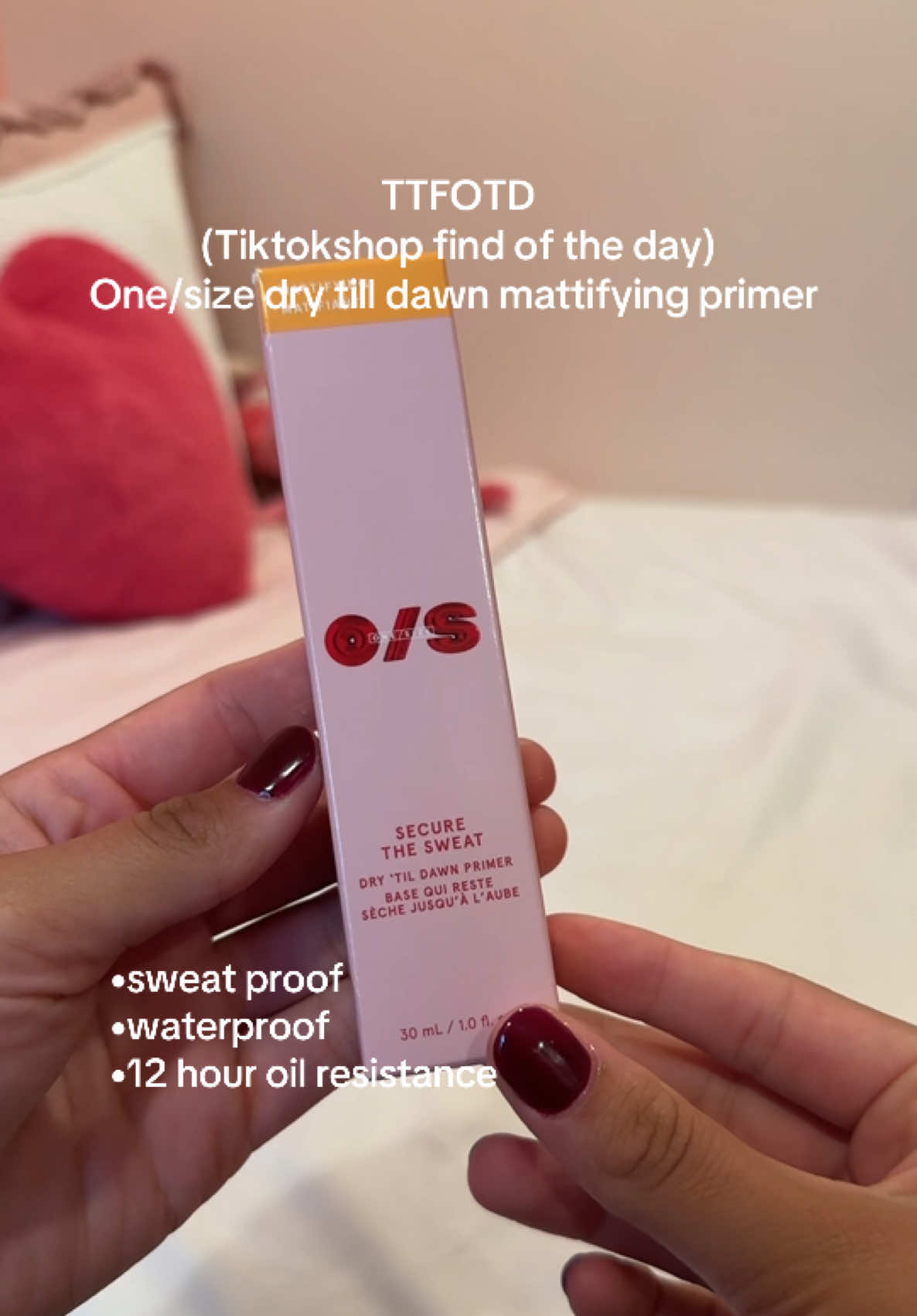 Tiktokshop makeup find💖 can’t wait to test it out and see how it does @ONE SIZE BEAUTY #onesize #primer #mattifyingprimer #makeuptok #tiktokshopfinds 
