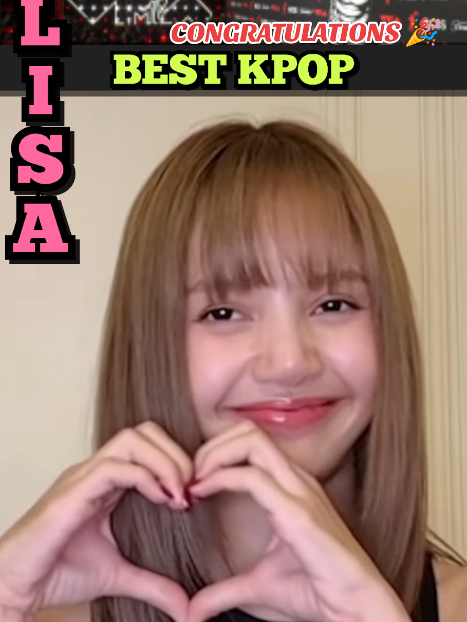 LISA OF BLACKPINK WON BEST K POP  IN MTV VMA 2025.  HERE'S LISA'S ACCEPTANCE SPEECH🏆😍 CONGRATULATIONS 🎉  LALISA MANOBAL 