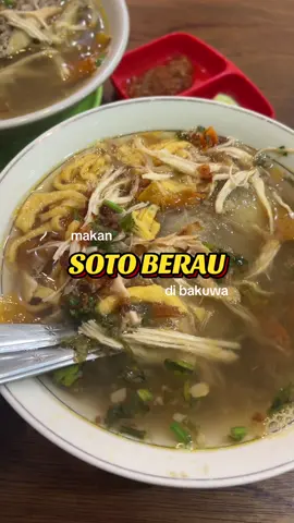 ada yang suka soto berau gak disini? 📍bakuwa, Jl. Mangga 2 samping kimia farma #berau #fyp #tanjungredeb 