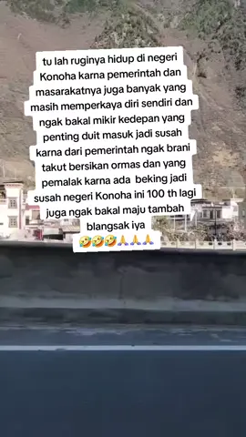 begitu di negeri Konoha kamu mau ngapain aja di persulit jika ngak ada duit jangan kan mau buka lapangan kerja urus buat apa apa aja kalodi intlanai pemerintahan jika ngak ada duit juga lelet #semuanegerikonohaitudipersulit#fyp #tiktokkontenkriatorsummid #viral #jangkauanluas 