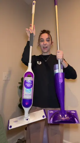 I asked for an upgrade and @Swiffer delivered, literally 💜 Get yours today! #swiffer #powermop #CleanTok 