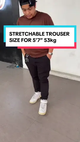 Replying to @extrashot_012003 pwede ma mag size 31 or 32 sa stretchable trouser na to bossiiiing. #stretchabletrouser #stretchabletrouserpants #stretchabletrouseroutfit #stretchablepants #trouseroutfit 