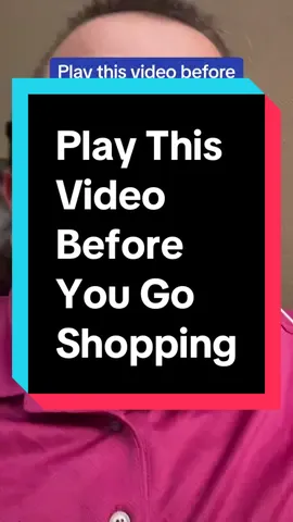Play this video before you go shopping. #PersonalFinance #financialliteracy #moneytips #deinfluencing #shoppingtips  