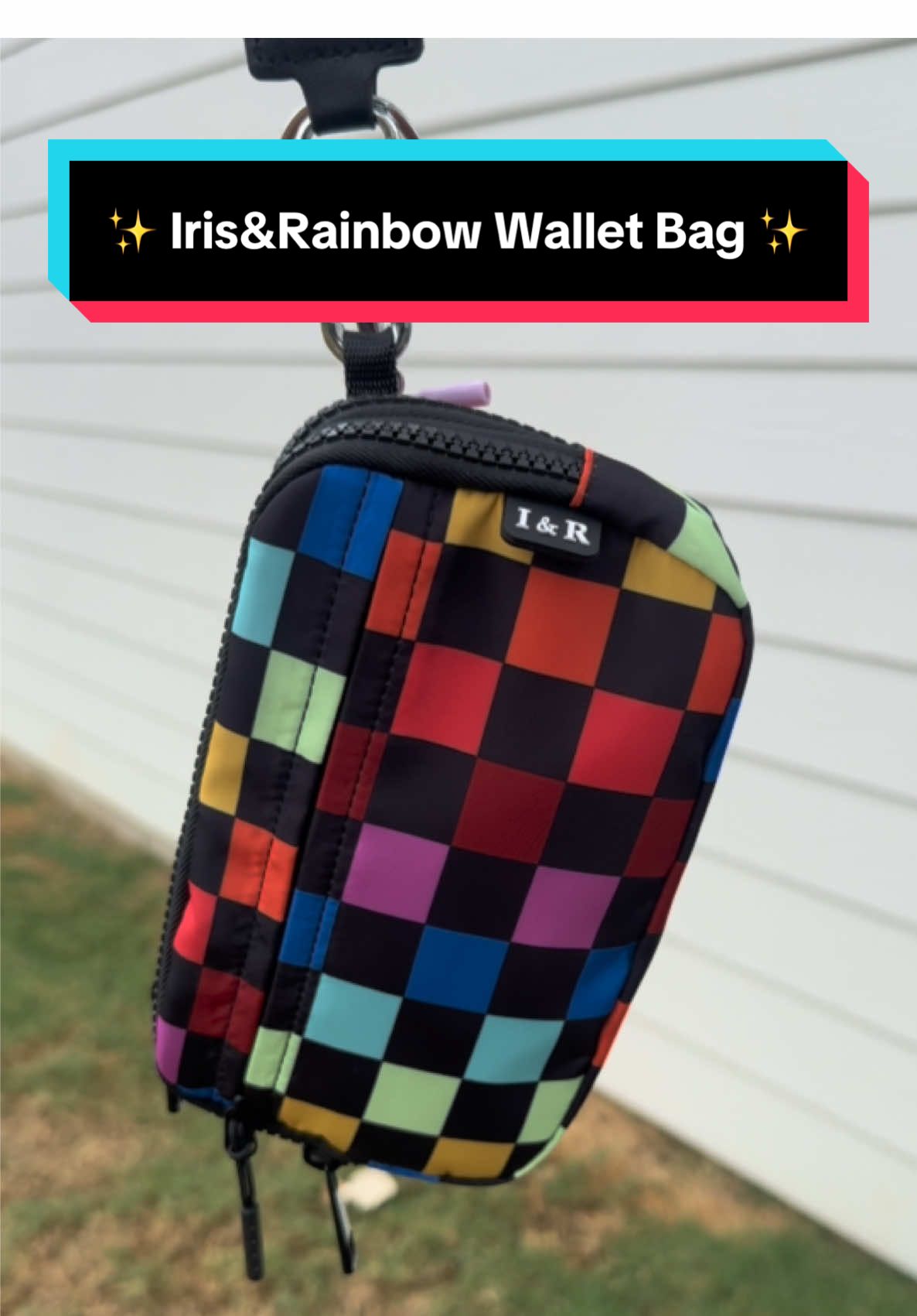 The I&R Wallets are the cutest thing! The colors are amazing and exactly what I needed. It’s small but fits all my essentials 🥰🥰🥰 #wallet #bag #rainbow #purse #handbag 