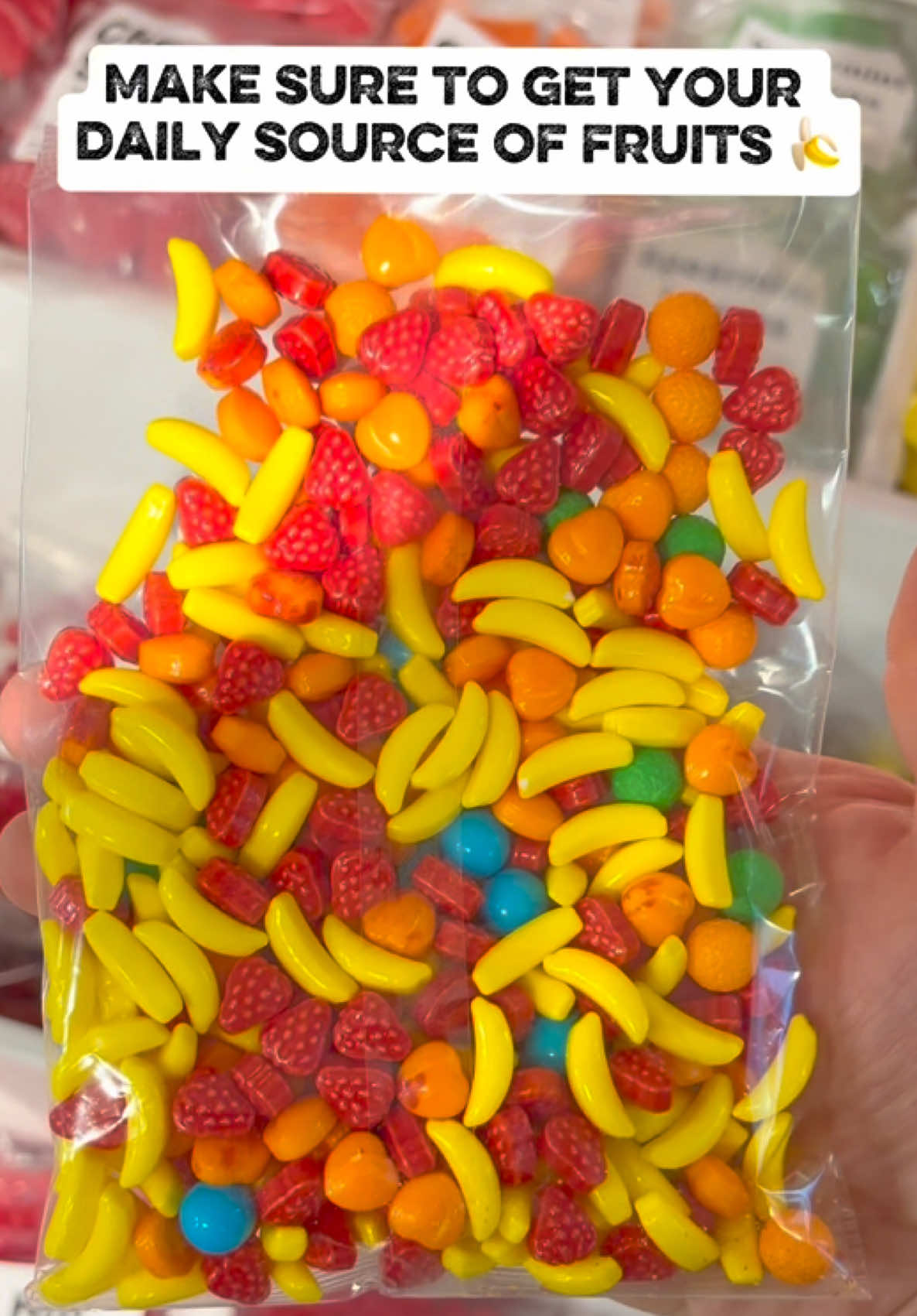Make sure to get your daily source of fruits 🍌🍓🍉🍊🍏 WE ARE OPEN TO THE PUBLIC AND SHIP MATIONWIDE!  #fruit #candy #candyshop #westpalmbeach #southflorida 