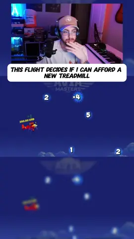 THIS FLIGHT DECIDES IF I CAN AFFORD A NEW TREADMILL#aviamaster #unemployed #aviation #plane #streamer 