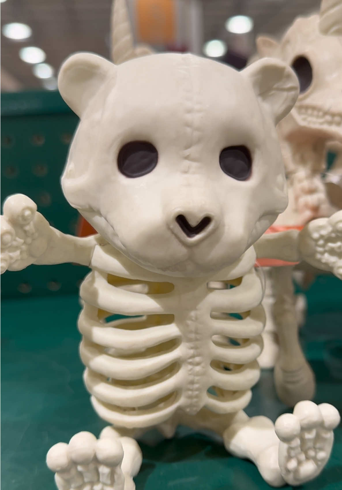 These cute lil skeleton animals we saw at @Harris Teeter 😍☠️ #halloween 