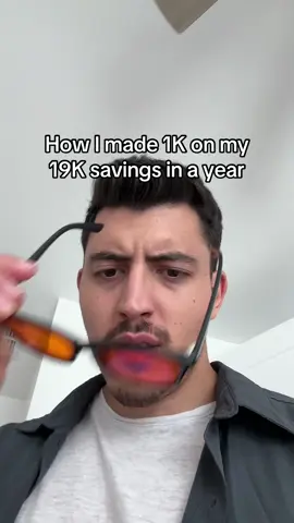 I saved 19K from my job and I made the easiest 1k doing nothing #yieldclub #savings #finance #highyield #adulting 