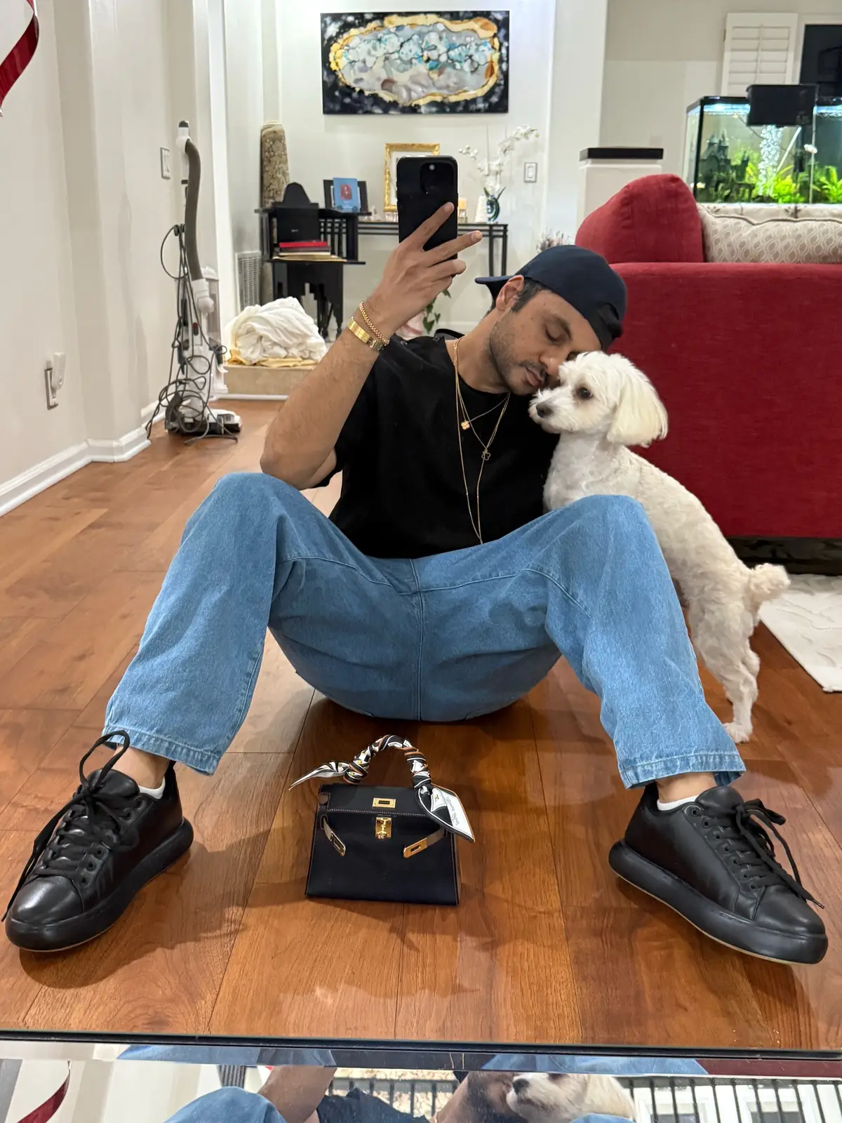 #fyp #dogsoftitkok #instadog #BestFriends #hermes #minikelly #bottegaveneta #foryou #shopaholic #OOTD #fitcheck #shopaholic #fyp #hermes #bagoftheday #kelly25 #instagood #picoftheday #instapic #paris #desiboy #fashion #mensfashion #mensstyle #outfitcheck #fit #gucci #dior #bollywood #indian 