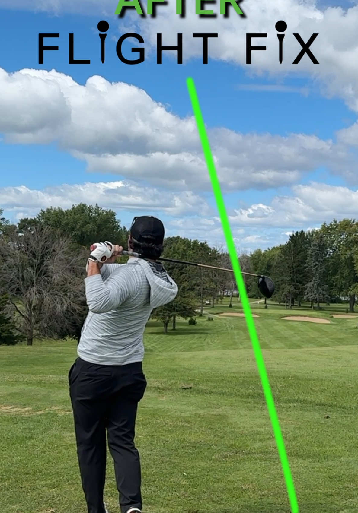 Flight Fix - longer straighter shots.  #golftrainingaids #golfhacks #golftok #tiktokmademebuyit #golf 