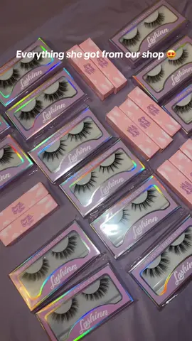 Packing this HUGE order of lash products 🤍 #packorderswithme #packorder #packingorders #lashes #lashlovers 