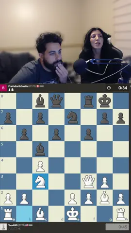 I didnt hear a word she said #chess #chesstok #chesslover #chessmaster #chessgame 