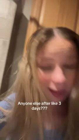 Sometimes it’s even after ONE SINGLE DAY. #greasyhair #hair #viral #relatable #funny 