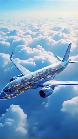 El avión ✈️  transparente  #Aeroplano #Aviónmoderno  #Avióntransparente #Piloto #Aviación 