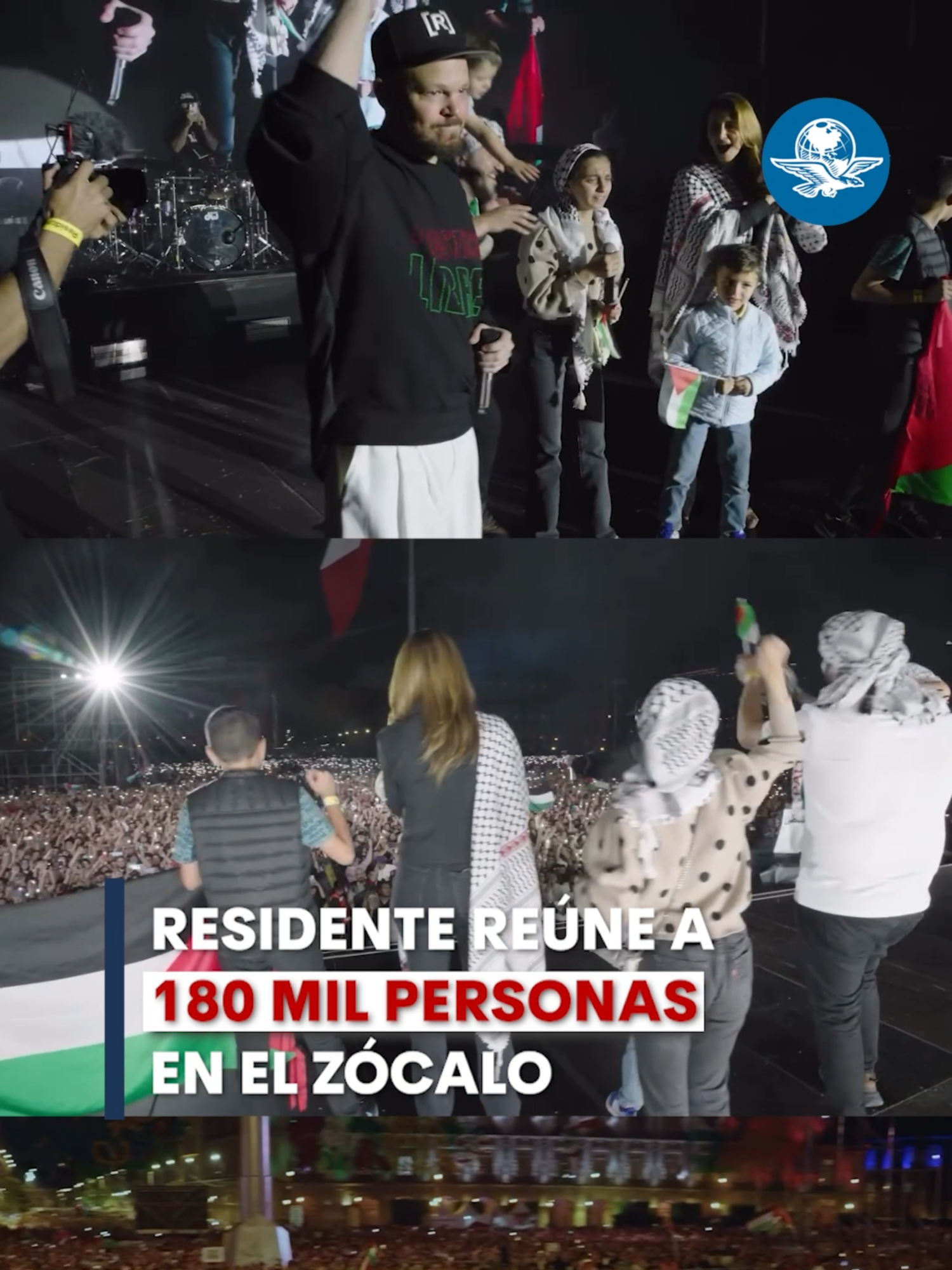 Residente reúne a 180 mil personas en concierto de la CDMX