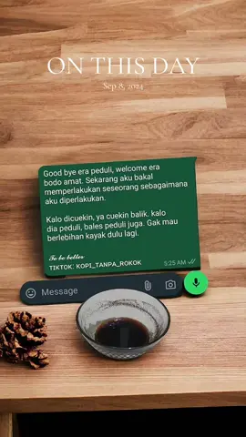 jangan terlalu perduli sama orang, karena di saat kamu butuh, mereka akan buta dan tuli. #onthisday #quote #selfremender #motivasi 