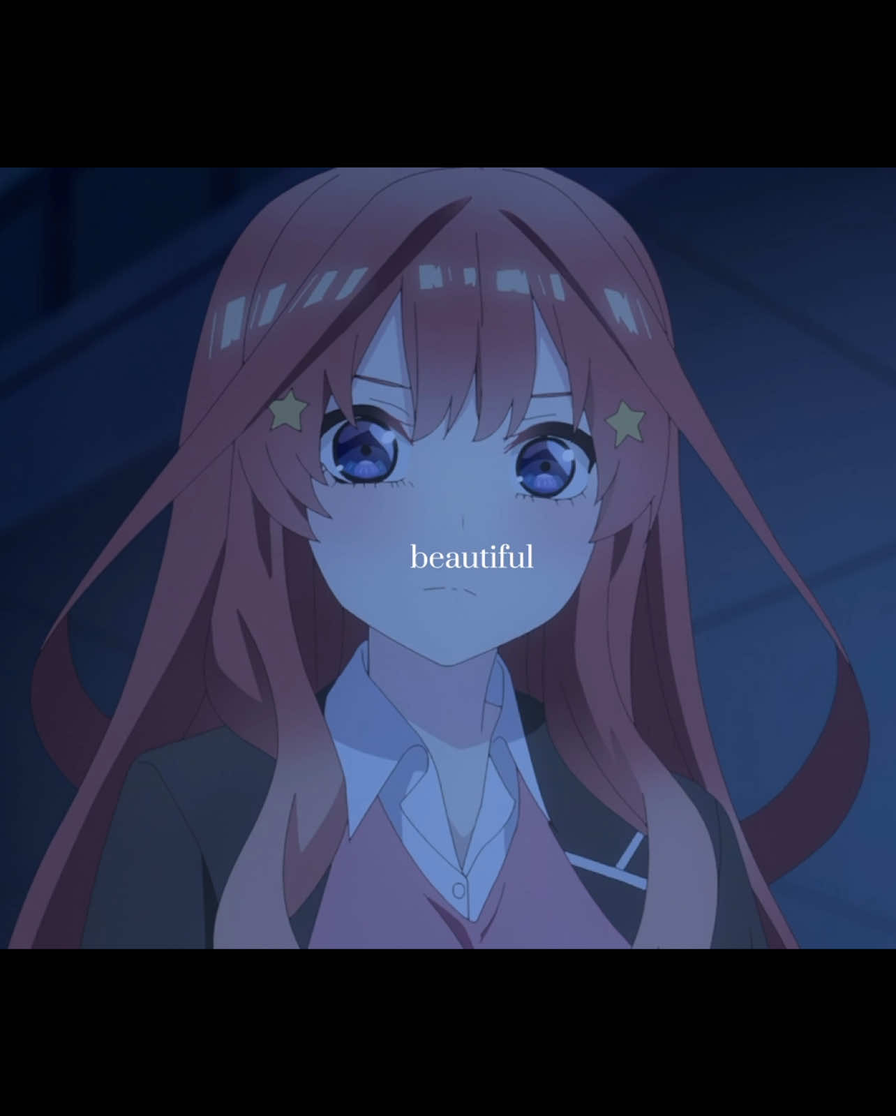 good song for her ♥️⭐️ || thank yall for the support lately 🫶|| #itsuki #thequintessentialquintuplets #fyp #tqq #itsukinakano 