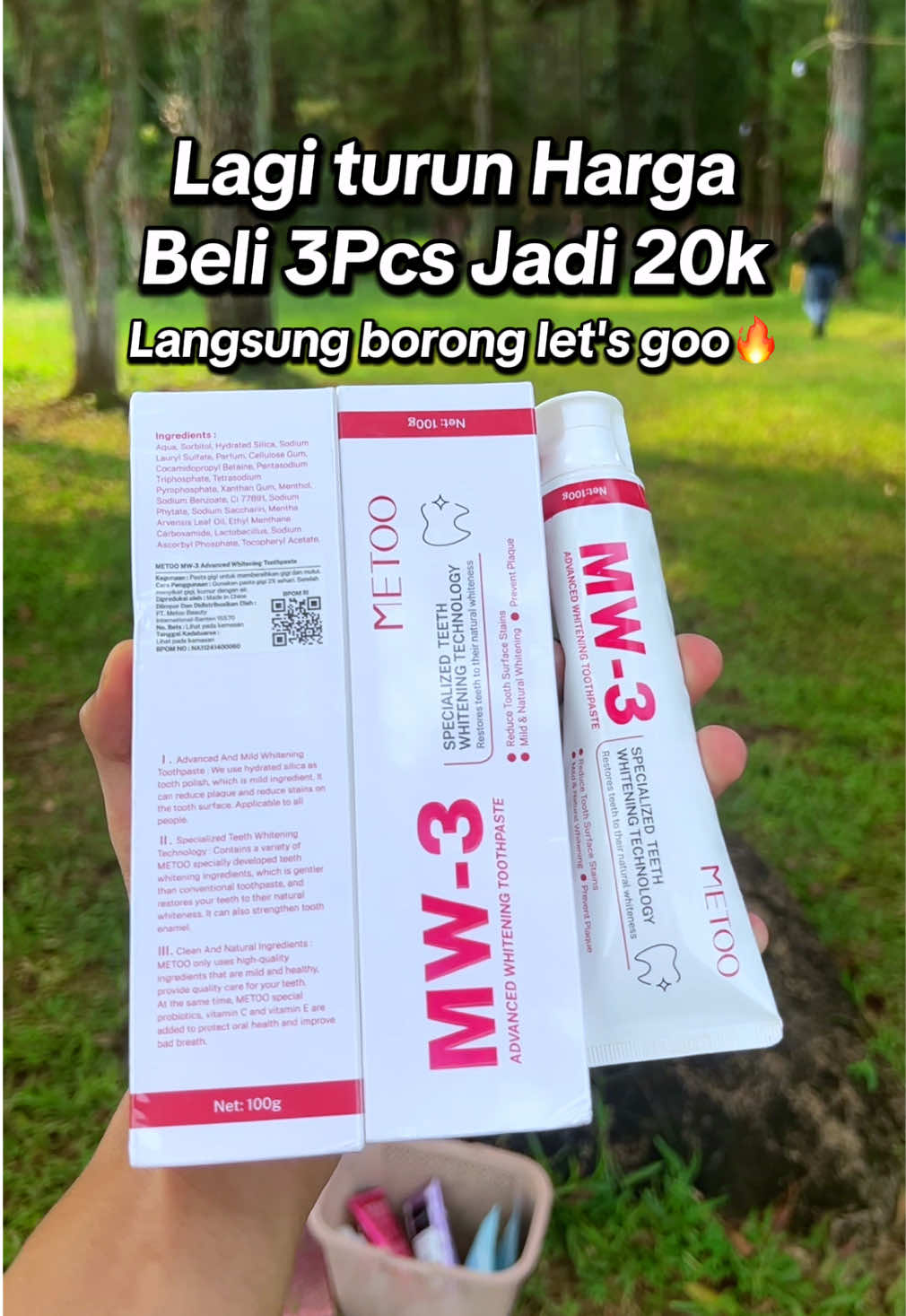 Cek Out Sekarang☝🏻😍 #pastagigi #pastagigimetoo #metoomw3 #pastagigipemutih #pemutihgigi 