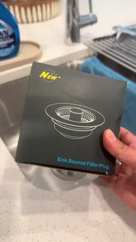 Game changer 🤩 @BlueWave Innovations #drainstrainer #sink #kitchen #KitchenHacks #fyp 