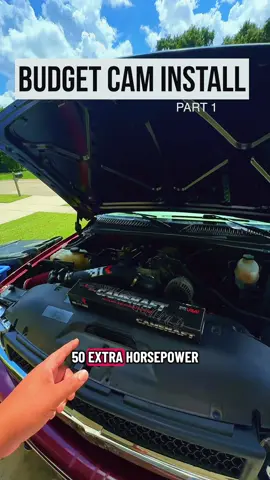 #tiktokcarhackscampaign Part 1 of doing a cheap camshaft swap on your LS that will add 50HP pretty easily. #lsx #truck #tahoe #chevrolet 