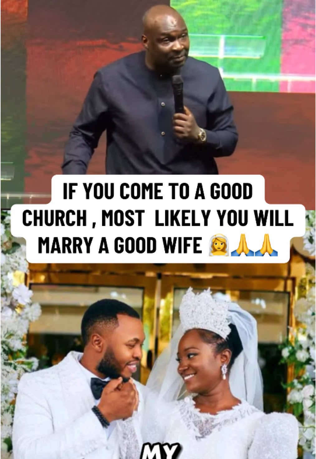 IF YOU COME TO A GOOD CHURCH , MOST  LIKELY YOU WILL MARRY A GOOD WIFE 👰‍♀️🙏🙏 #apostlejoshuaselman  #marriage 