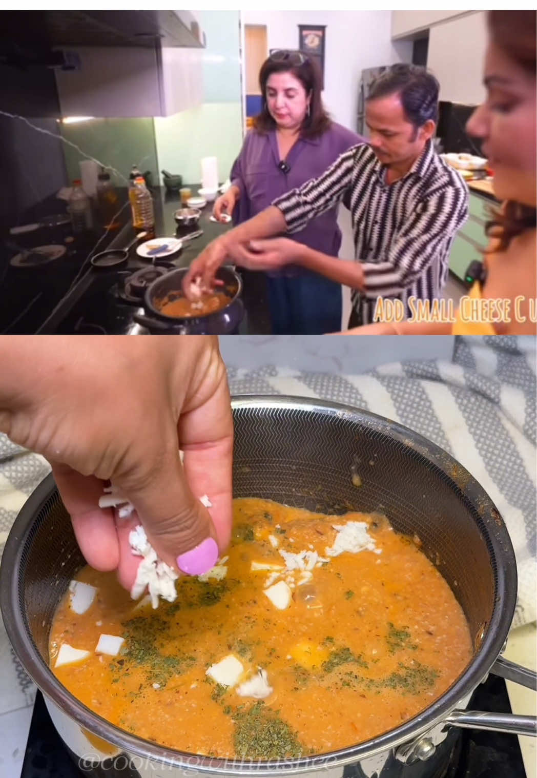 Farah Khan & Rubina Dilaik Favourite Paneer Cheese Masala Recipe #cookingwithrashee #bollywoodcelebrities #paneerdishes #vegetarian 
