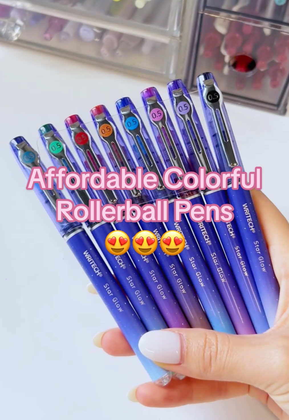 Smudge? Can’t relate, my pen’s too busy gliding like butter.😍😍😍#pentest #pentok #gelpen #stationery #tiktokshopfinds 