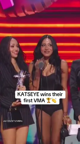 KATSEYE wins their first VMA for Push Performance of the Year🏆👏 #vmas #vmas2025 #katseye