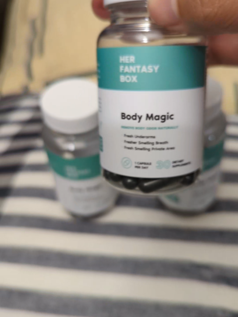 Explore the allure of #bodymagic crafted by #herfantasybox as a standout choice. Discover it on #TikTokShop  #tiktokshopdeals  Women 35+ | 35+ female TikTok shop sale discount