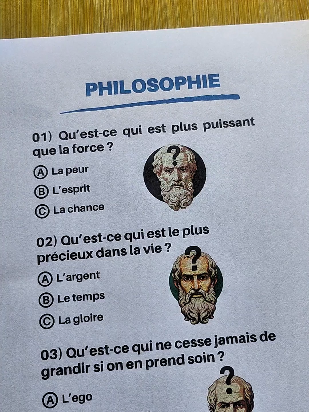 PHILOSOPHIE #philosophie #culture #france #iq #philosophy #Quiz #connaissance #quizchallenge #knowledge