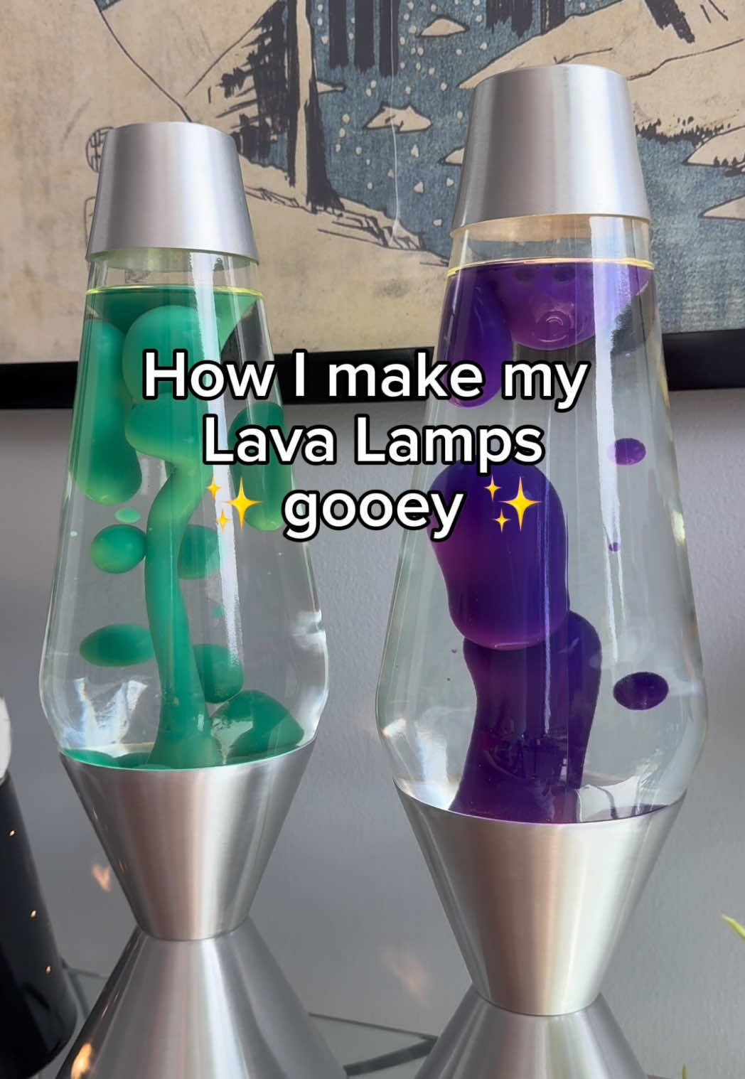 How I make my lava lamps gooey 🧟 wanted to reupload to show how to seal your globe 💞 #customlavalamps #lavalamps #childhood #lavalamprepair #ozonegiftslavalamp 