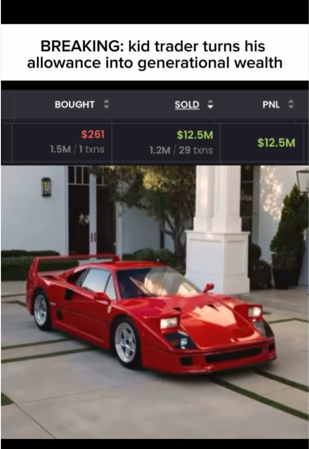Bro is only 16 btw 💀 #wifimoney #memecoin #insidertrading #motivation #moneytok 