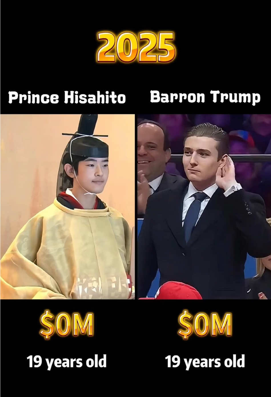 Compare Prince Hisahito and Barron Trump' Net Worth! #networthcomparison #networth #evolution #trending #TikTokBuzzContest  