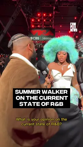 No shade, but Summer Walker is an old school R&B head at heart 🫶 #VMAs 