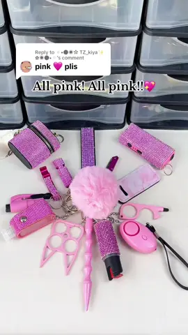 Replying to @◦•●◉✿ TZ_kiya✨  ✿◉●•◦ All pink!❤️💖 write down your favorite color, and I’ll you with a video #LINKINBIO#selfdefensekeychain #keyringscoop #keyrings #asmrvideo #safety defense keychains #scoopasmr #mysteryscoop #box #keychainscoop #safetyfirst #safety’s coop #ukkeychains #ussmallbusiness #foryou #fyp #tiktokmademebuyit #blue #purple #packageanorderwithme #asmrsounds #asmrpackaging #nailsasmr 