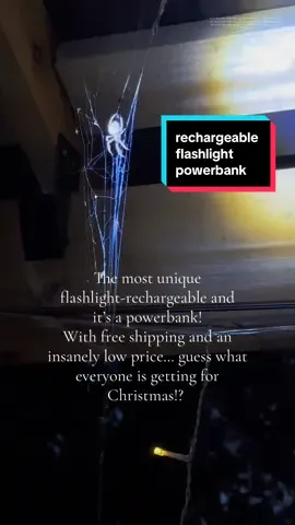 $4.99 & free shipping 🤯This makes the perfect gift. It’s not just a flashlight- It’s also a power bank for your phone and this flashlight is super bright. It’s so lightweight because there’s no batteries because it’s rechargeable! #Under10Gifts   #BudgetFinds   #FlashlightFinds   #MensGiftIdeas   #GiftUnder5