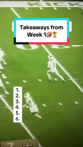 Takeaways from Week 1🏈🏆 #fantasyfootball #fantasycontent #fantasytakeaways #week1 #nflconvo
